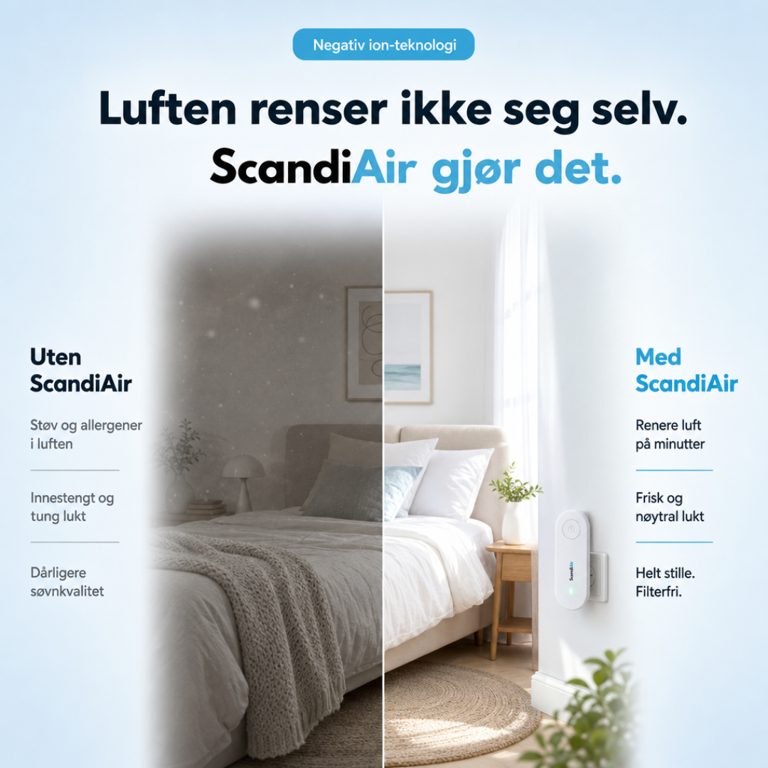 ScandiAir - Gi familien renere luft og et sunnere hjem