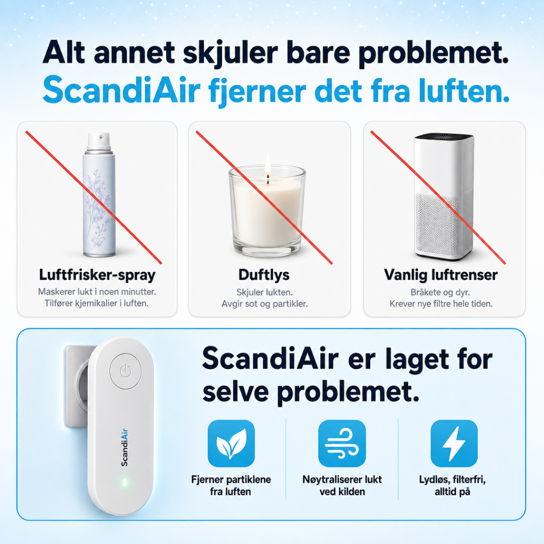 ScandiAir - Gi familien renere luft og et sunnere hjem